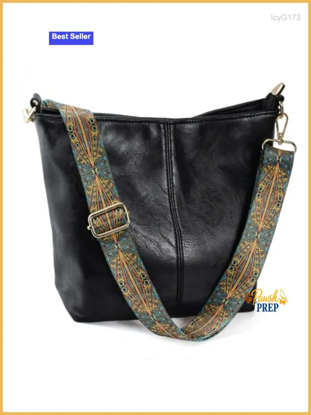 Vegan Leather Hobo Crossbody Bag with Zipper Shoulder Purse for Women